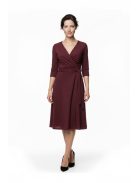 Elegance Bordó-Csillogós Delina Ruha