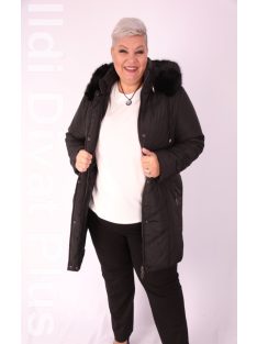 A INCE Fekete Téli Kabát