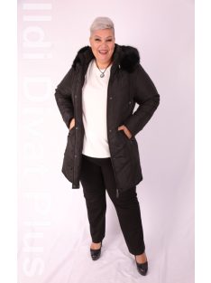 A INCE Fekete Téli Kabát