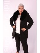 A INCE Fekete Lina Szövet Kabát