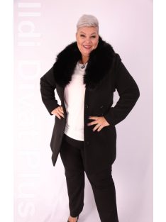 A INCE Fekete Lina Szövet Kabát