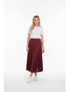 Jagoda Bordó Pliszírozott Szoknya