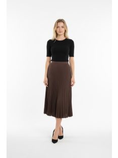 Jagoda Barna Pliszírozott Szoknya