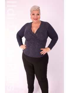 Mandala Sötétkék Csillogós Felső