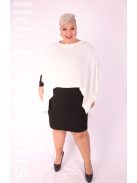 Classis Fehér Muszlin Poncsó