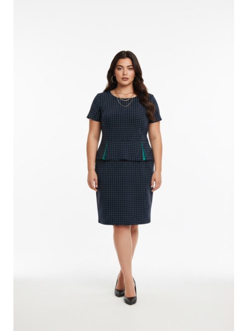 Depression Kék-Menta Pöttyös Ruha