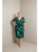 Trynite Zöld-Mintás Hálós Ruha