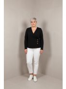 Mandala Fekete Átlapolt Felső