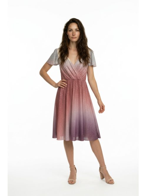 Exluzíve Lila-Mályva Színátmenetes Holly Ruha