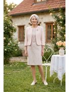 Moda Púder-Rose Mintás Komplé