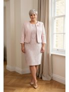 Moda Púder-Rose Mintás Komplé