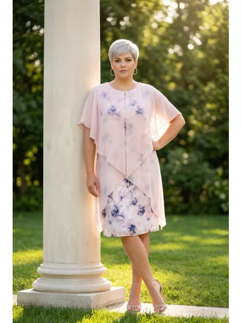 Botega Elena Kék-Rózsaszín Delina Ruha