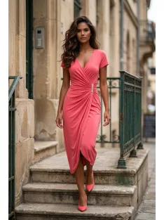 Simplie Pink Vera Maxi Ruha