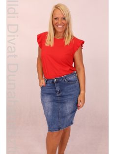 Classis Piros Fodros Ujjú Felső