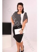 Classis Margó fekete-fehér ruha