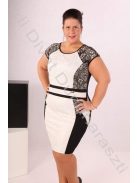 Classis fekete-fehér-arany ruha