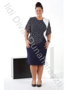 Classis Margó kék-fehér ruha - 54