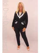 Zseni Modi Kék-Fehér Nadrág Kosztüm-48