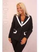 Zseni Modi Fekete-Fehér Nadrág Kosztüm-42