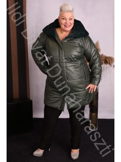 Midan Zöld Zippes Télikabát