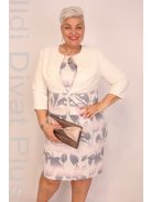 Moda Exclusív Ezüst-Mályva Komplé-50