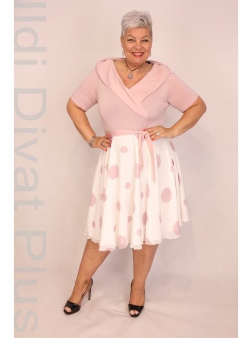 Elli Púder-Ekrü Pöttyös Ruha