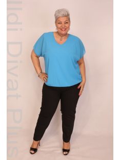 Manda Kék Muszlin Felső