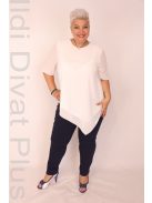 Classis Fehér Muszlin Tunika-3XL