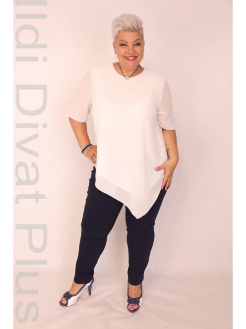 Classis Fehér Muszlin Tunika-3XL