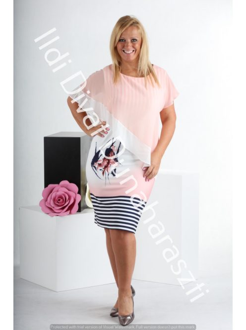 Silver Moon púder muszlinos ruha