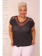 Waxima Kék-Fehér Pöttyös Felső-3XL