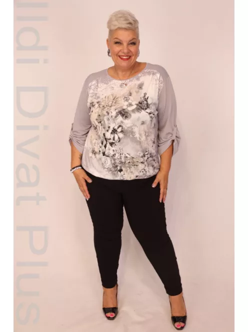 TKW Beige Virágos Felső