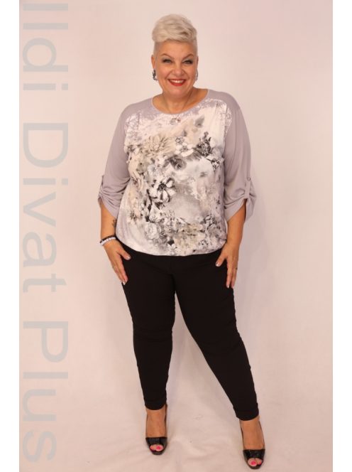 TKW Beige Virágos Felső