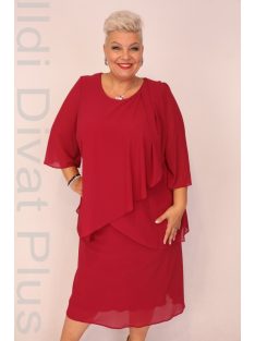 Inez Bordó Rakott Muszlin Maxi Ruha