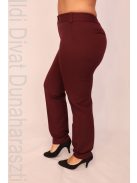 DerElla Bordó Szövet Nadrág-50