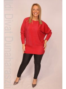 Classis Piros Passzés Aljú Lurex Szállas Tunika