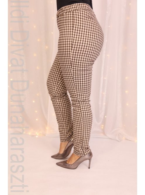 Caremo Barna Kockás Nadrág-2XL