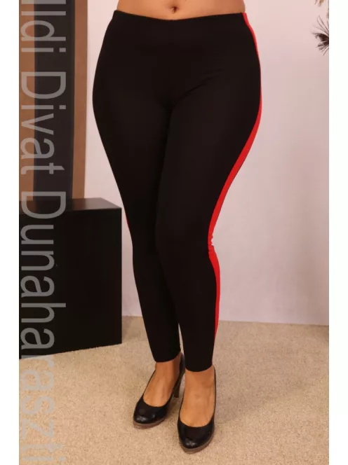 Caremo Mira Fekete-Piros Leggings-2