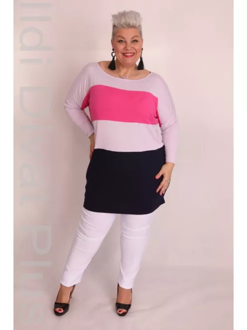 Caremo Ingrid Lila-Pink-Kék Tunika