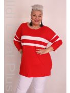 Caremo Inge Piros-Fehér Tunika-L