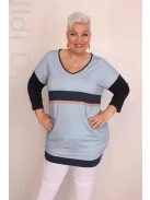 Caremo Móni Kék-Betétes Tunika-6XL