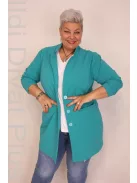 Caremo Petrol Beatrix Kiskabát-6XL