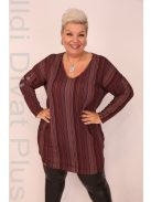 Caremo Móni Mályva-Barna Csíkos Tunika-4XL