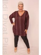 Caremo Móni Mályva-Barna Csíkos Tunika-4XL