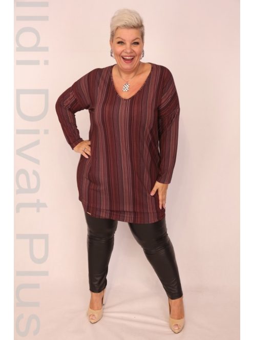 Caremo Móni Mályva-Barna Csíkos Tunika-4XL