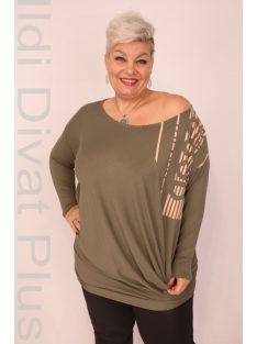 Caremo Tóga Keki Nyomásos Tunika-2