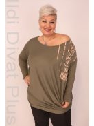 Caremo Tóga Keki Nyomásos Tunika