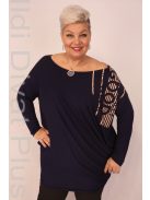 Caremo Tóga Kék Nyomásos Tunika