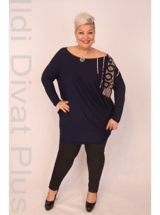 Caremo Tóga Kék Nyomásos Tunika