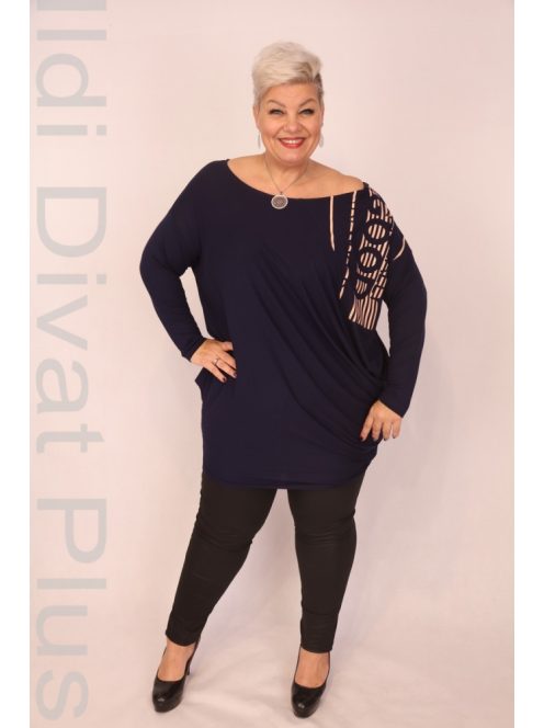 Caremo Tóga Kék Nyomásos Tunika